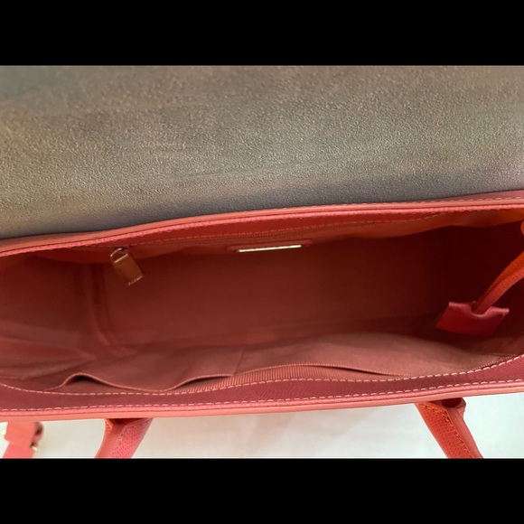 SOLD Furla Metropolis Satchel -Medium (Salmon Pink) - barely used - Picture 6 of 12